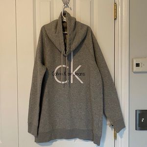 Calvin Klein cowl neck long sweatshirt